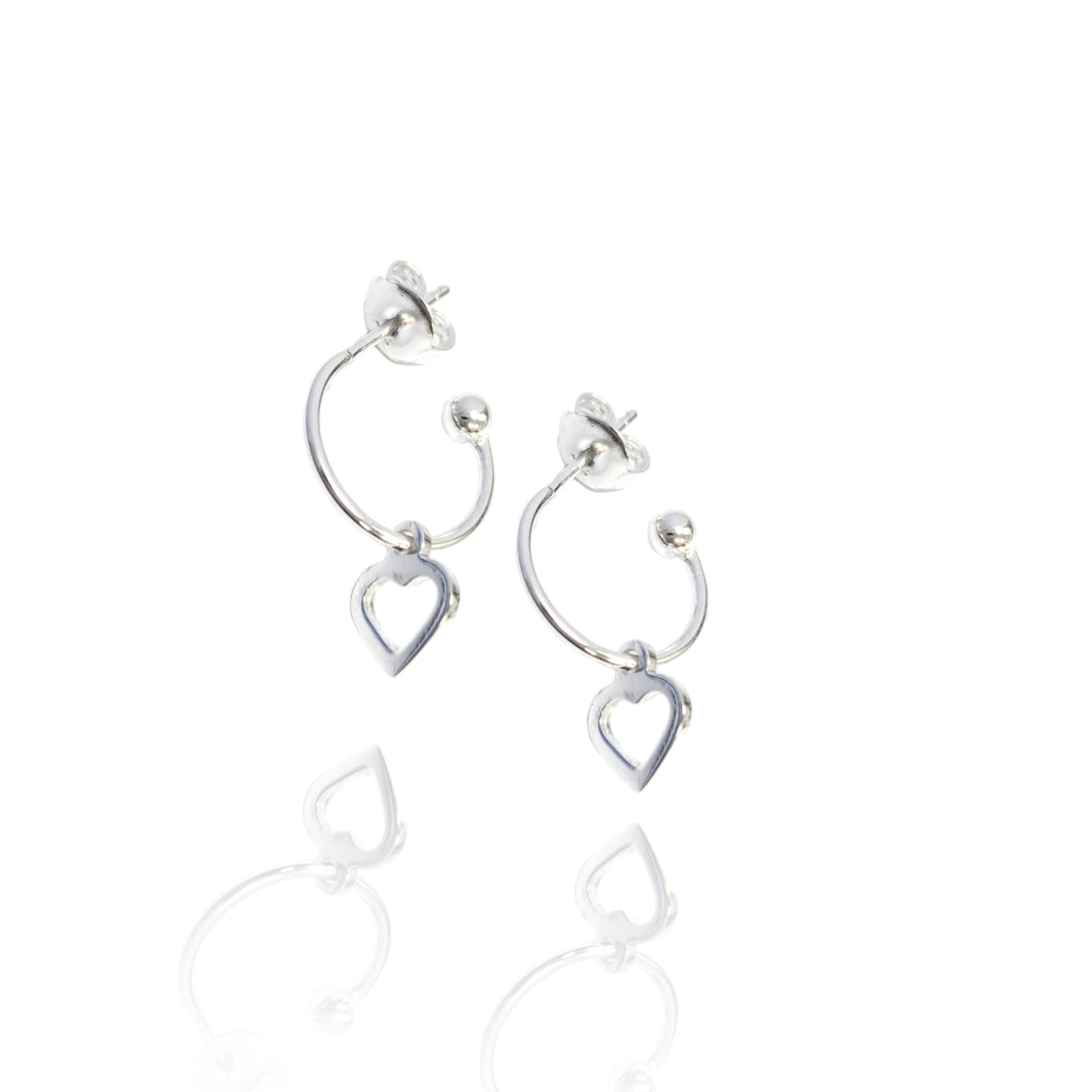 Annabelle Heart Hoop Earrings