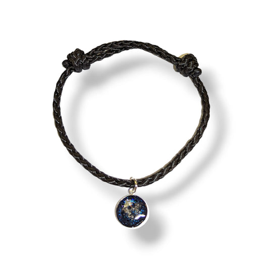 Black Cord Ashes Bracelet
