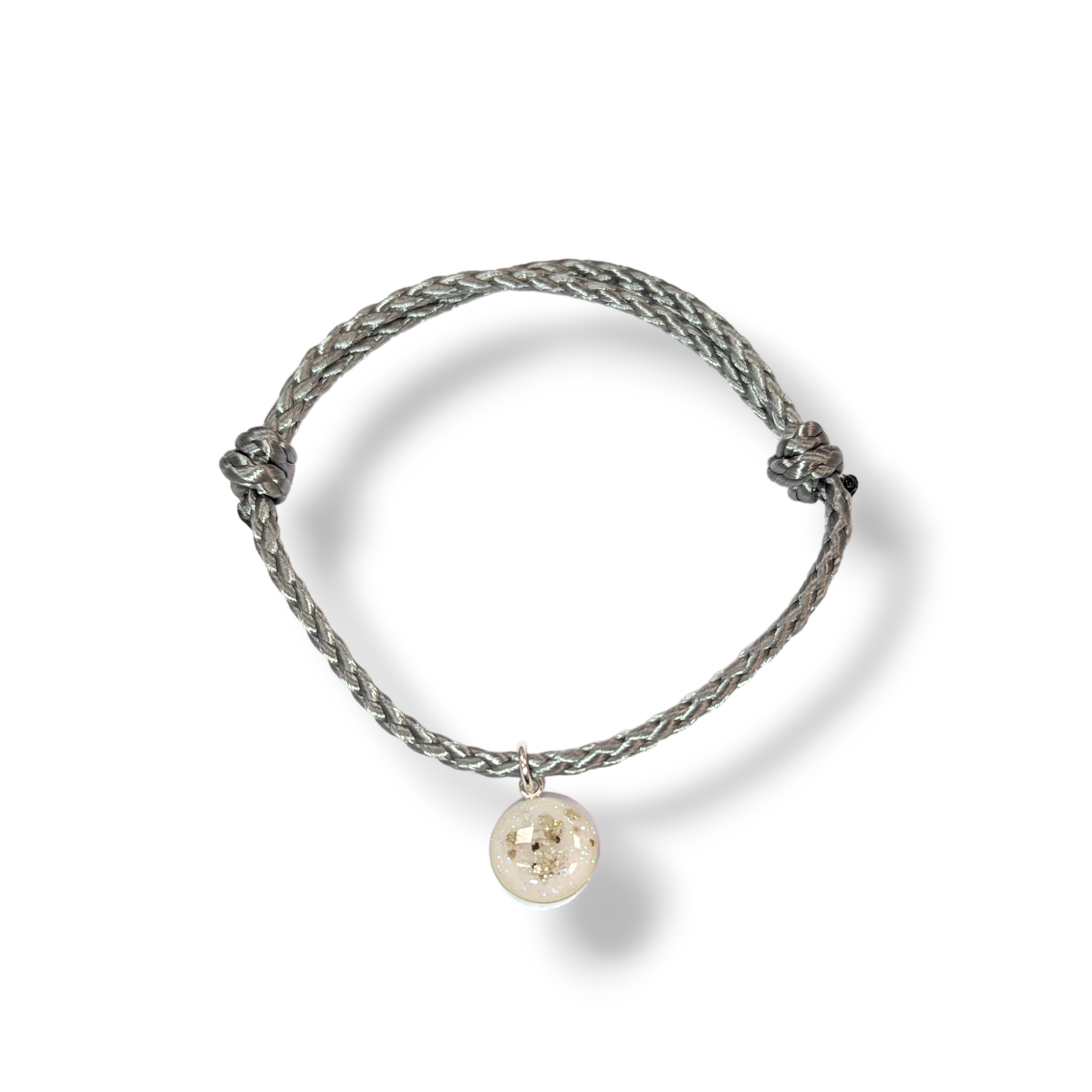Grey Cord Ashes Bracelet