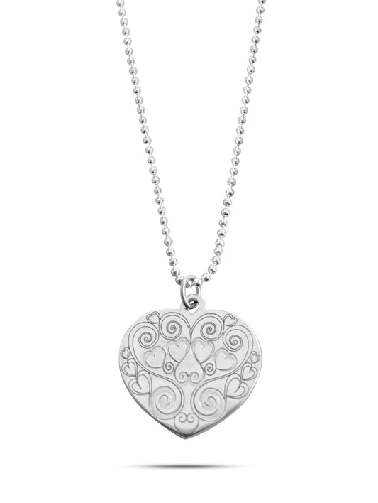 Swirly Heart Necklace