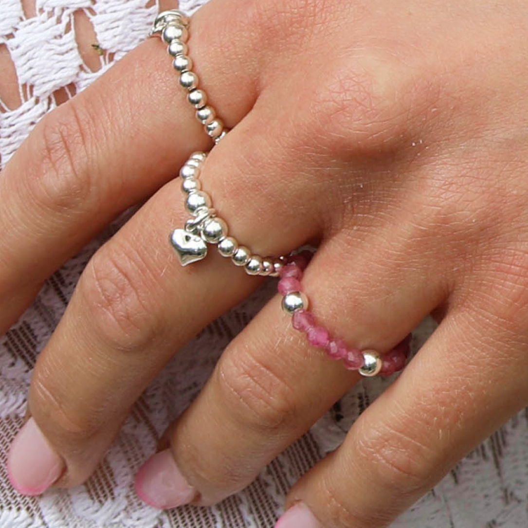 Silver Tourmaline Ring