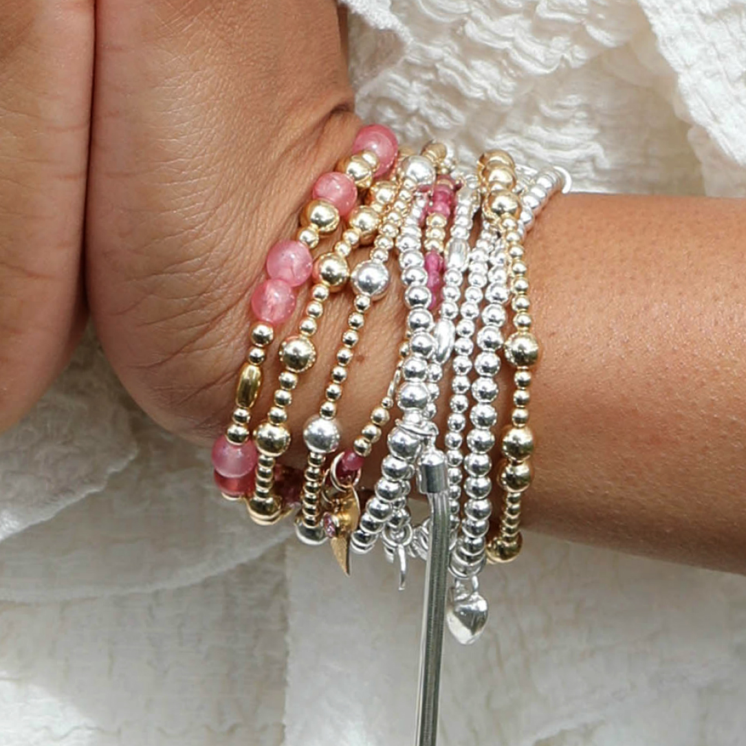 Sunset and Roses Bracelet