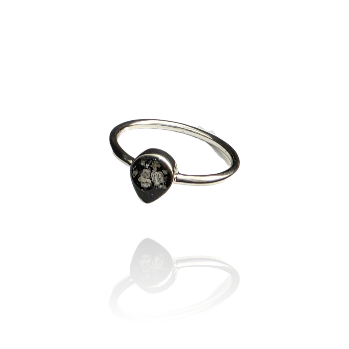 Ashes Teardrop Ring