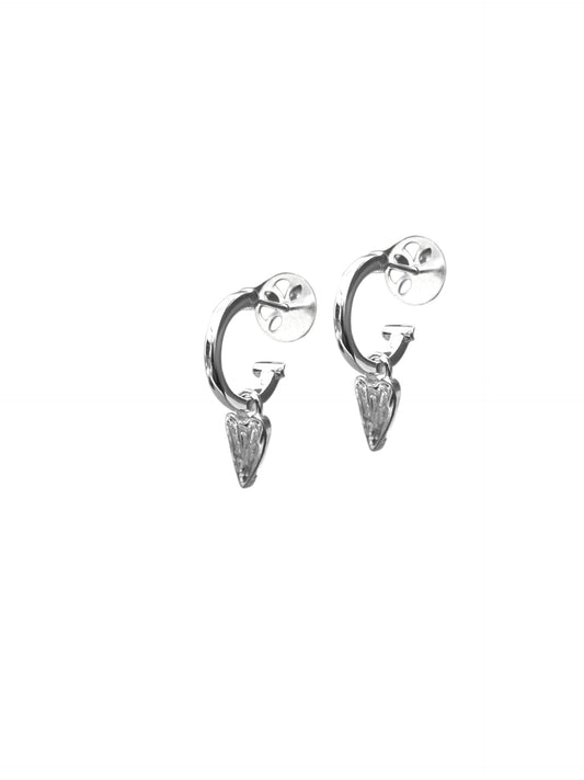 Always & Forever Handmade Heart Hoops