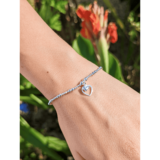 Alicia Double Heart Bracelet