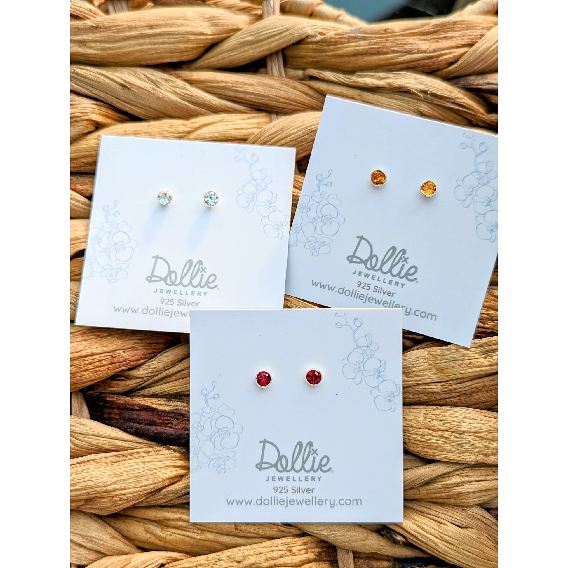 Golden Sunset Studs