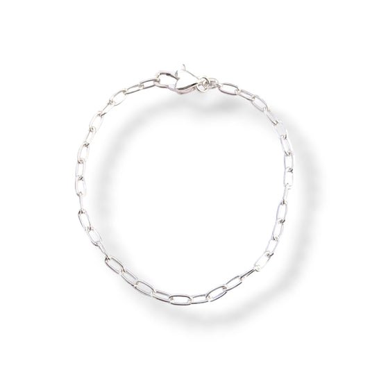 Link Heart Clasp Bracelet