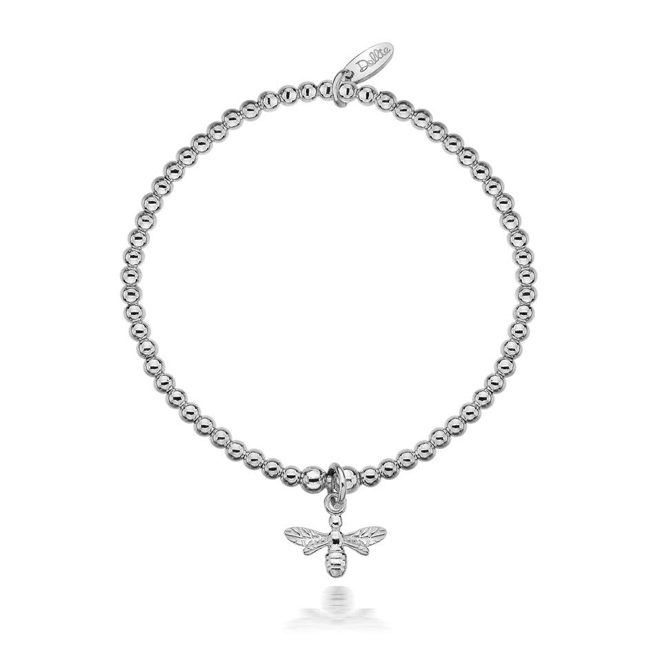 Silver Honey Bee Bracelet