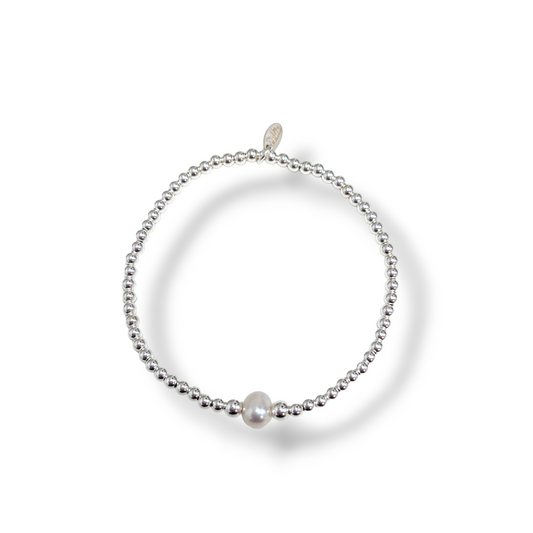 Classic White Pearl Bracelet