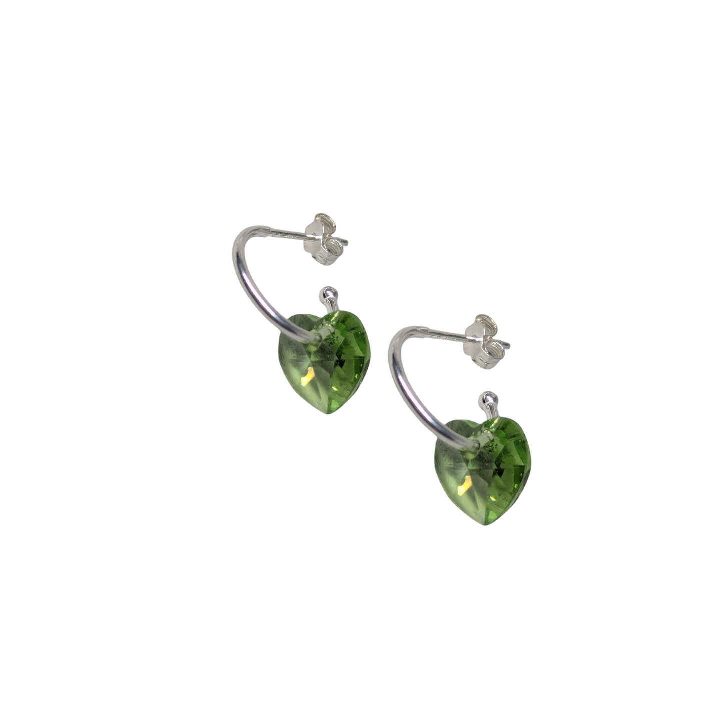 Enchanted Forest Crystal Hoops