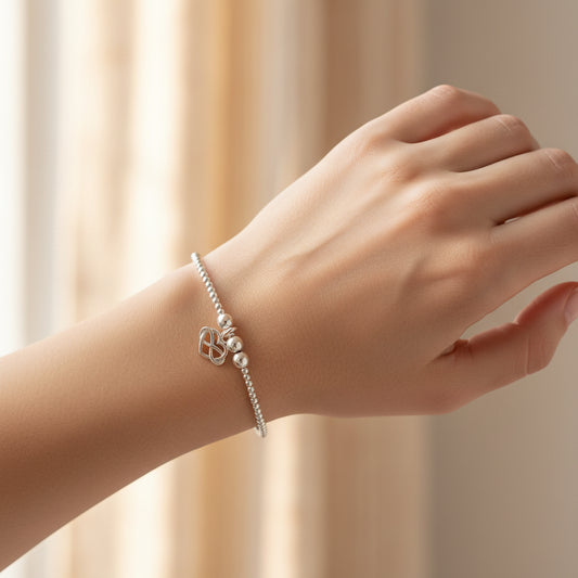 Bracelet Coeur Infini