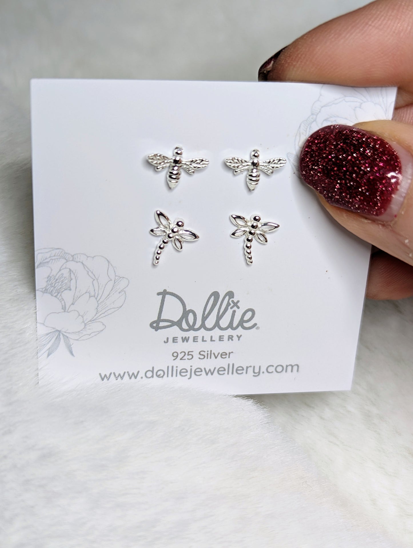 Buzzy Bee & Dragonfly Studs Twin Pack