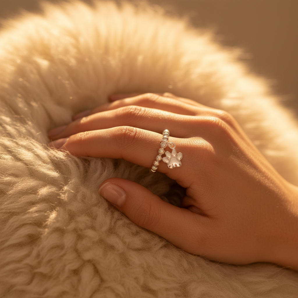 Paw Print Ring
