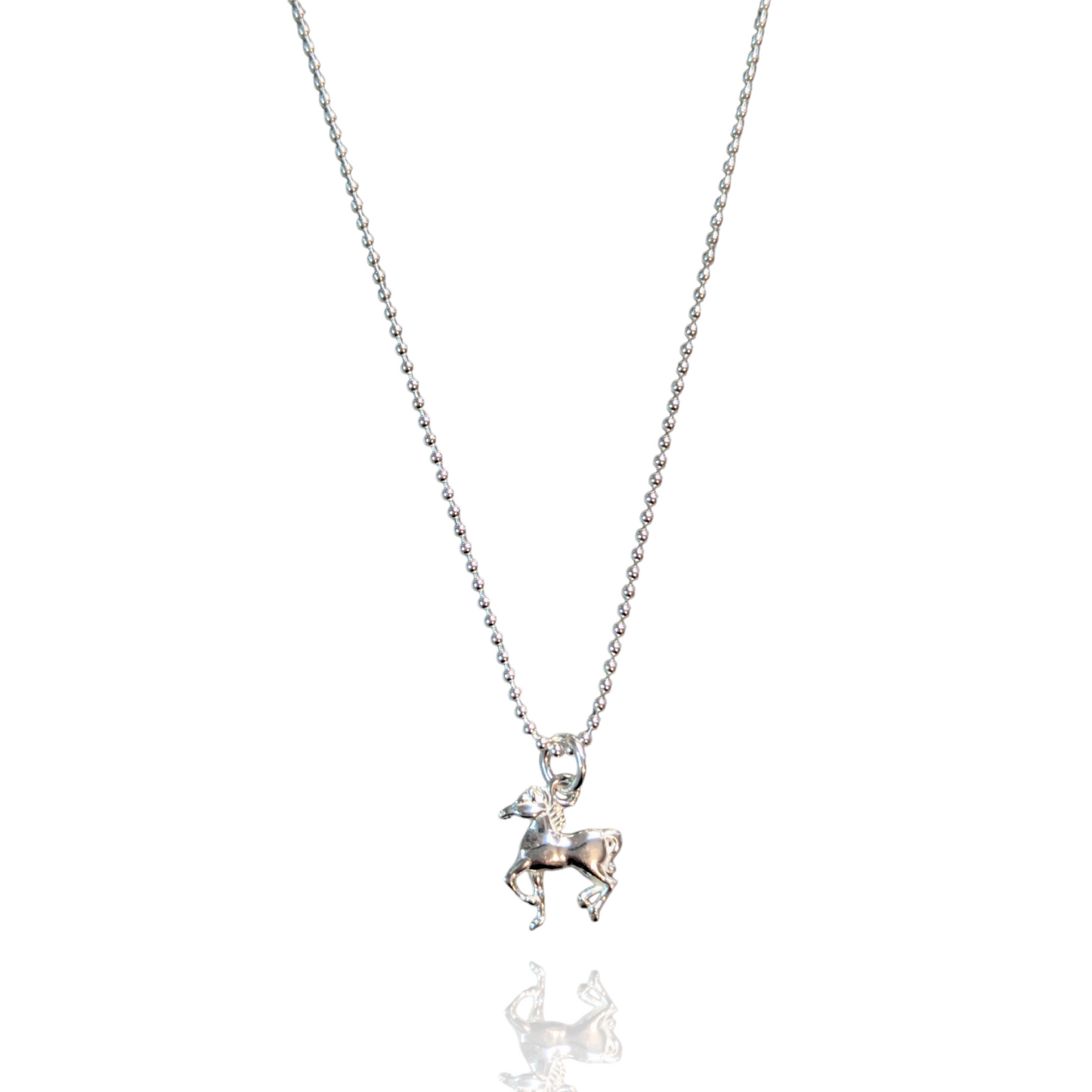 Silver Horse Necklace