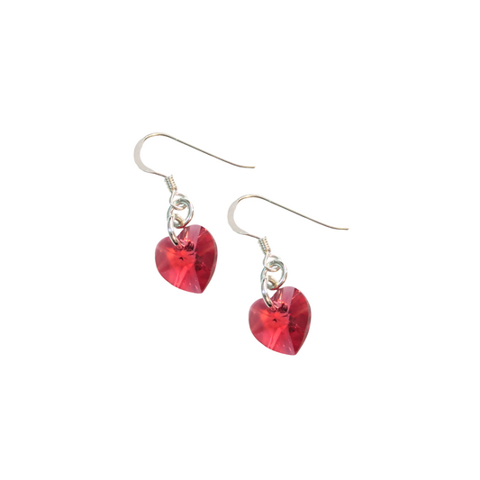 Autumn Rose Hook Earrings