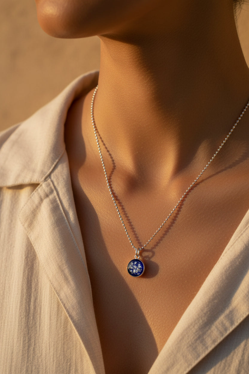 Collier pendentif petites cendres