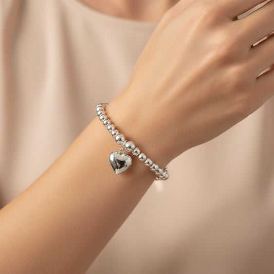 Sophia Big Heart Bracelet