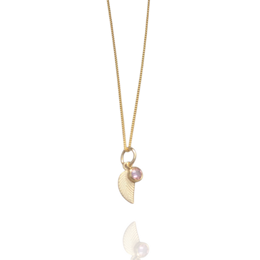 Sunset and Roses Necklace
