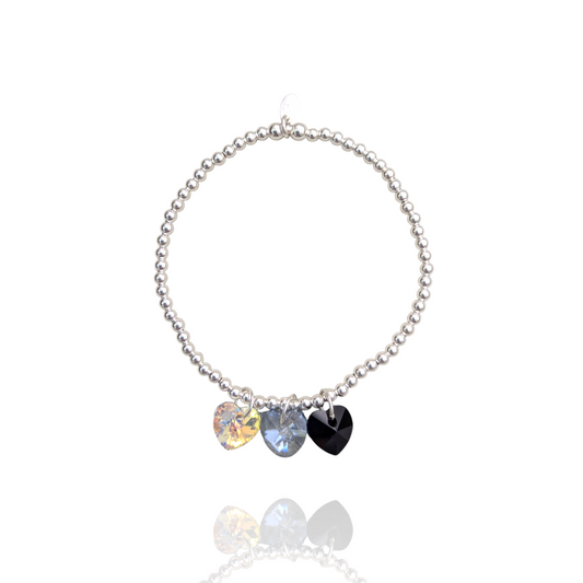 Winter Lights Crystal Beaded Bracelet