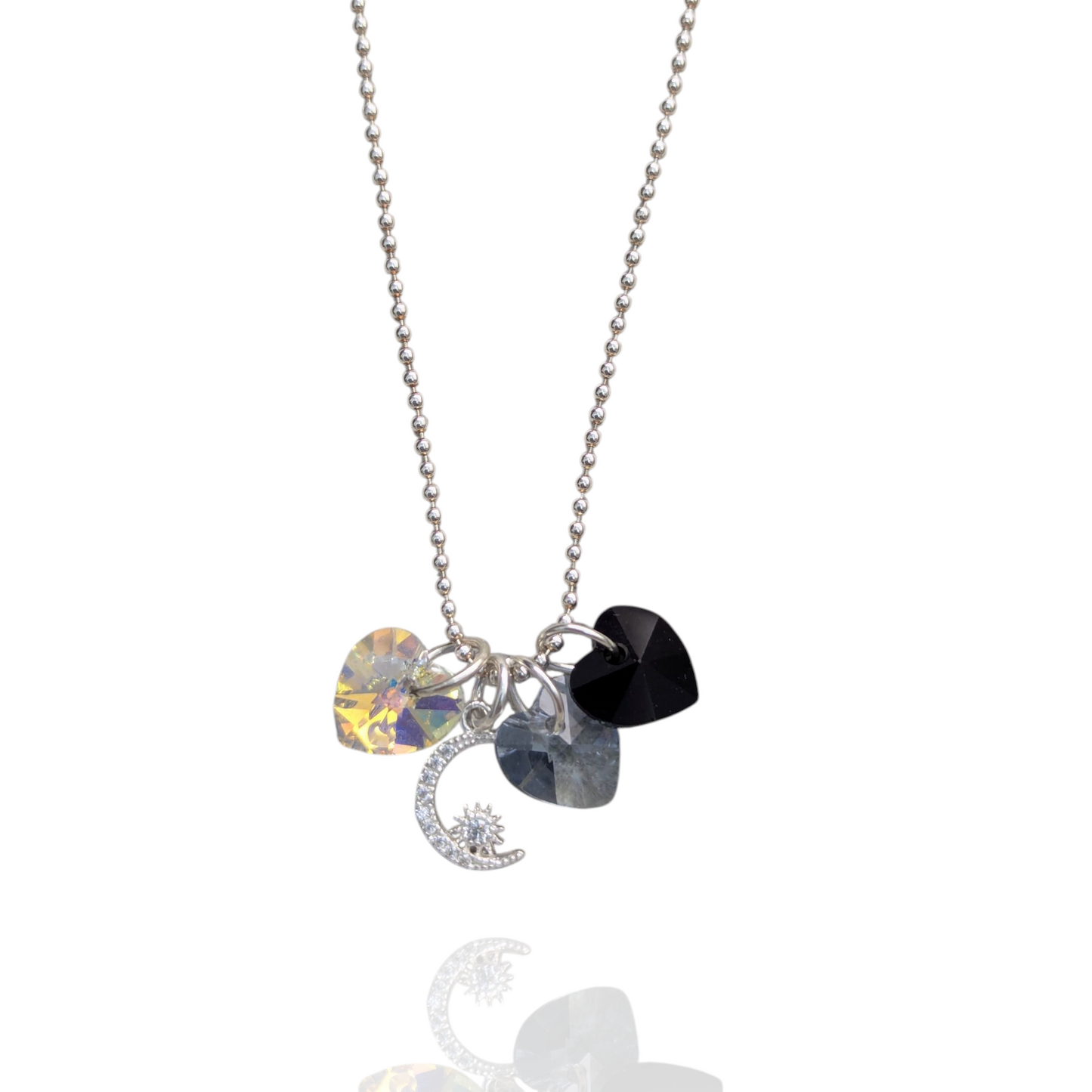 Moon and Sun Crystal Necklace