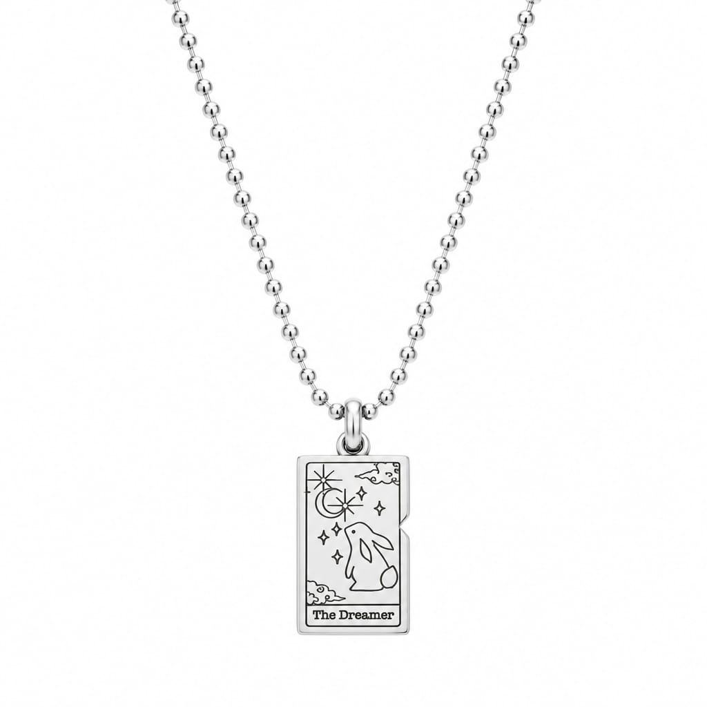The Dreamer Tarot Card Necklace