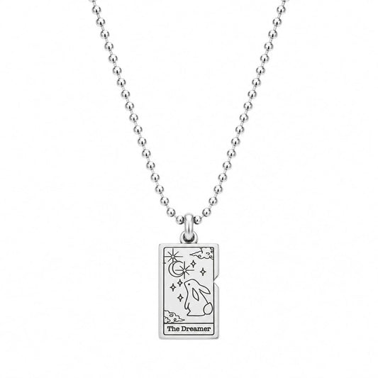 The Dreamer Tarot Card Necklace