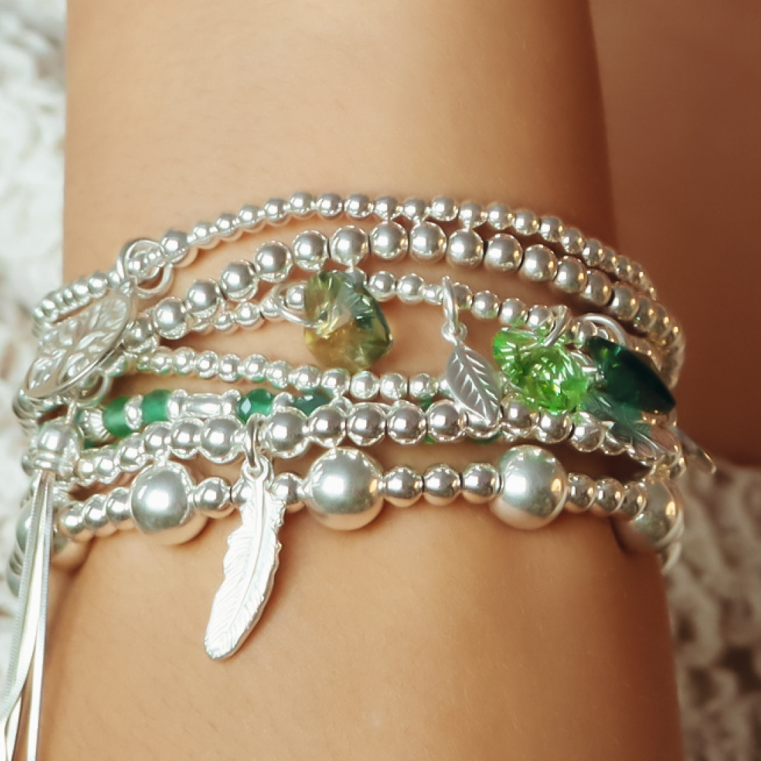 Enchanted Forest Bead Bracelet