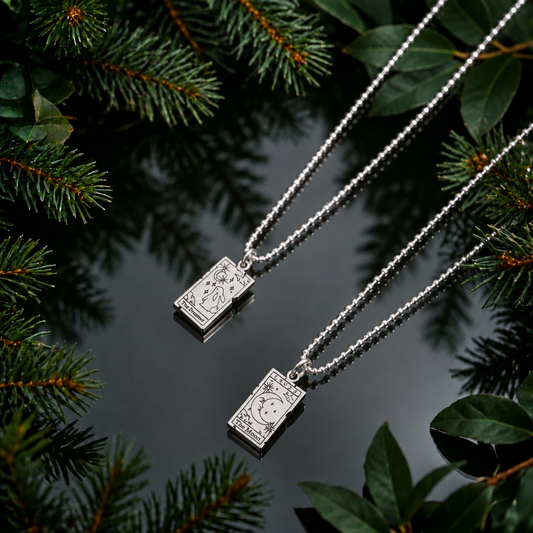 The Moon Tarot Card Necklace