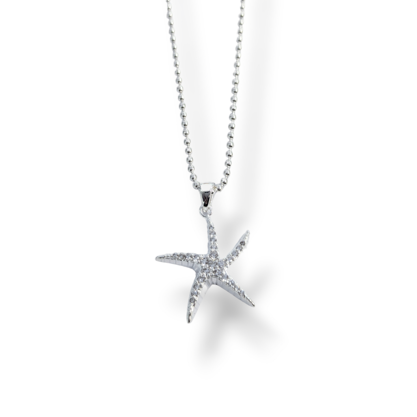 Sparkle Starfish Necklace