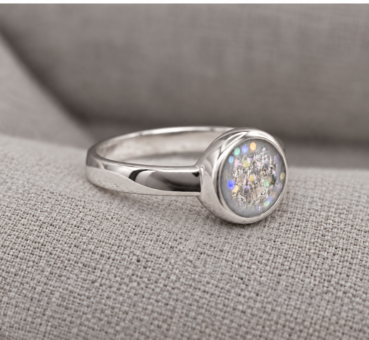 Bague ronde Cendres