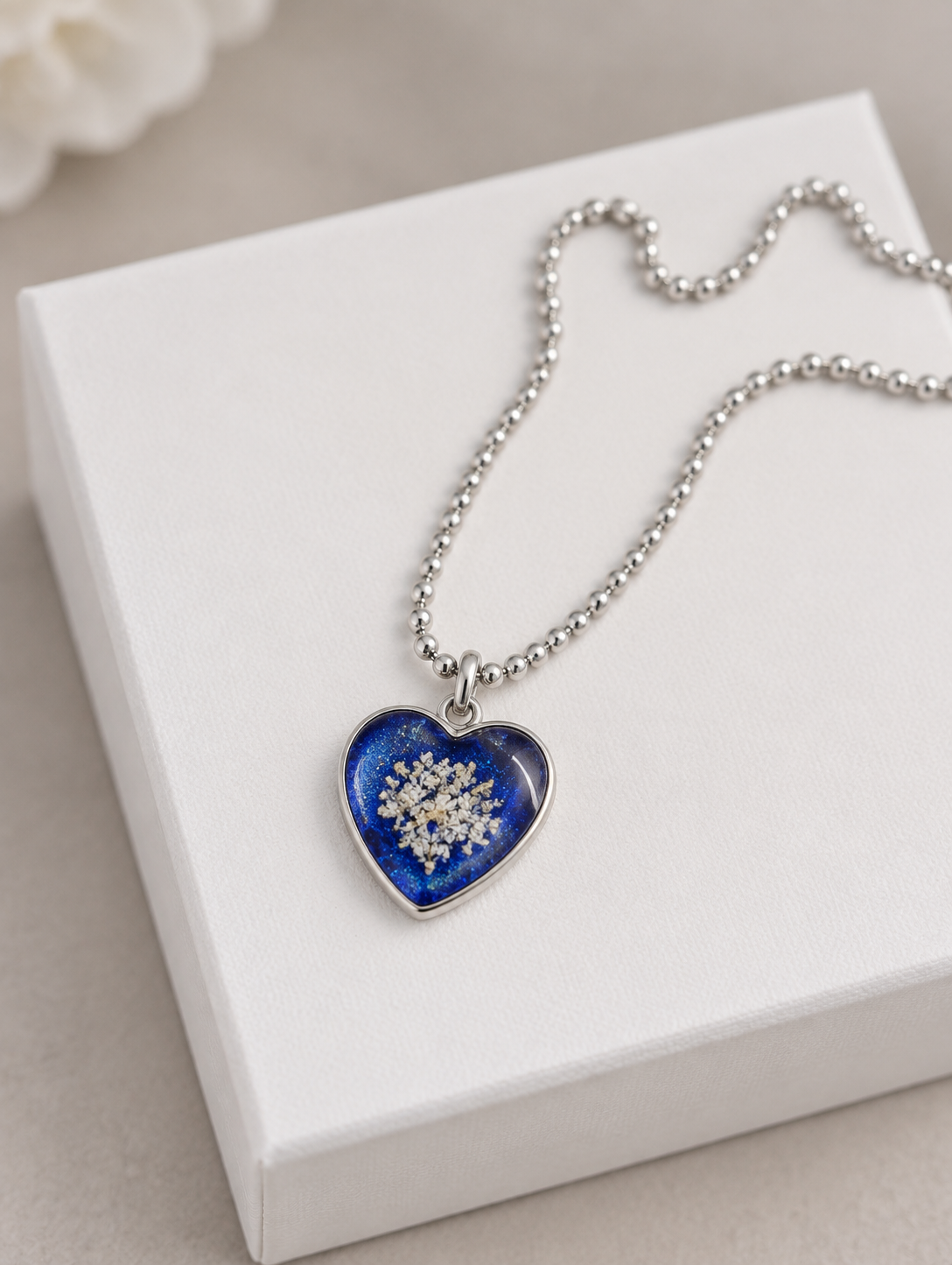 Ashes Heart Pendant Necklace
