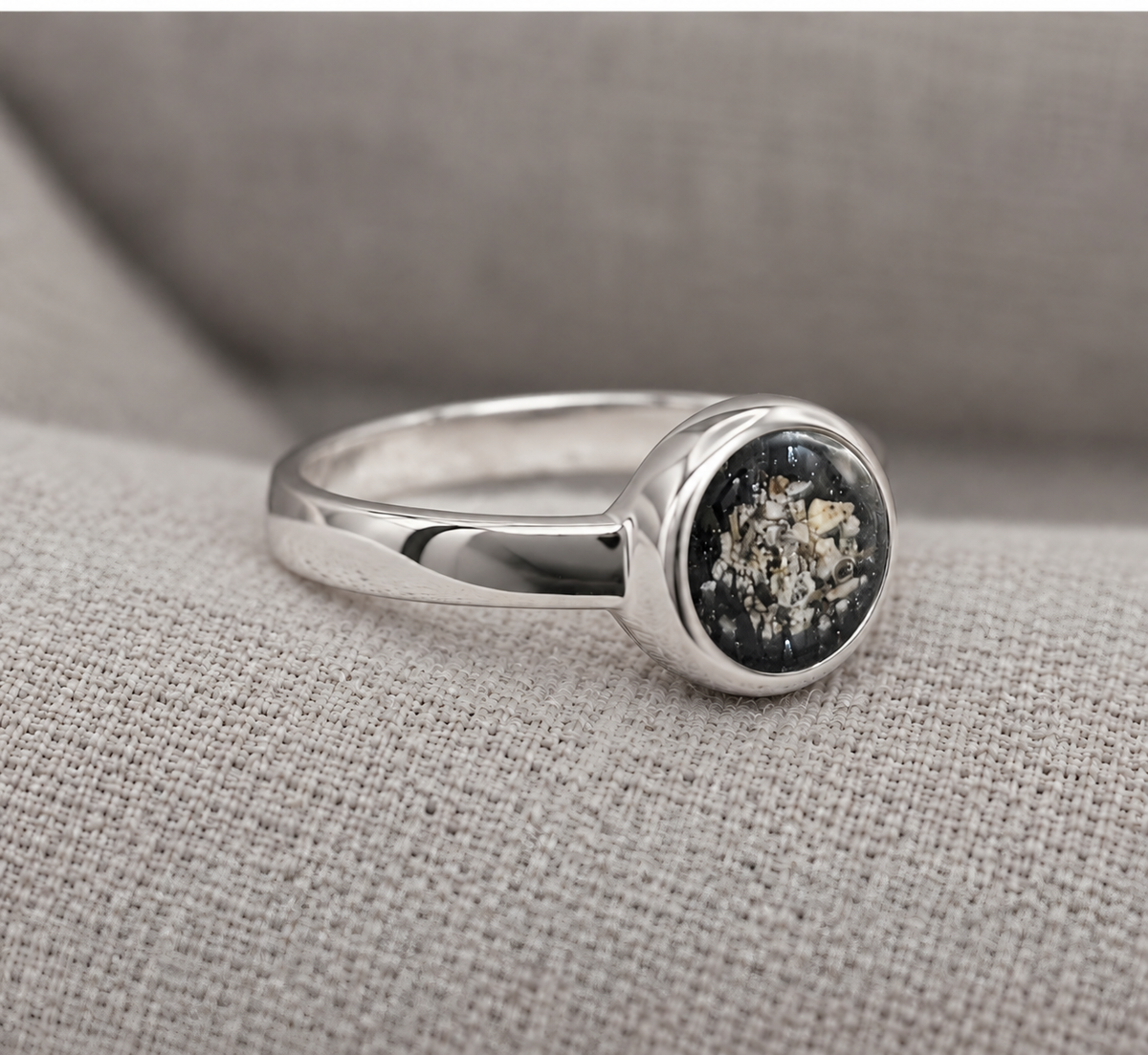 Bague ronde Cendres