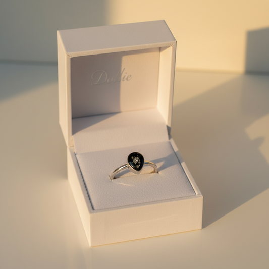 Teardrop Ashes Ring