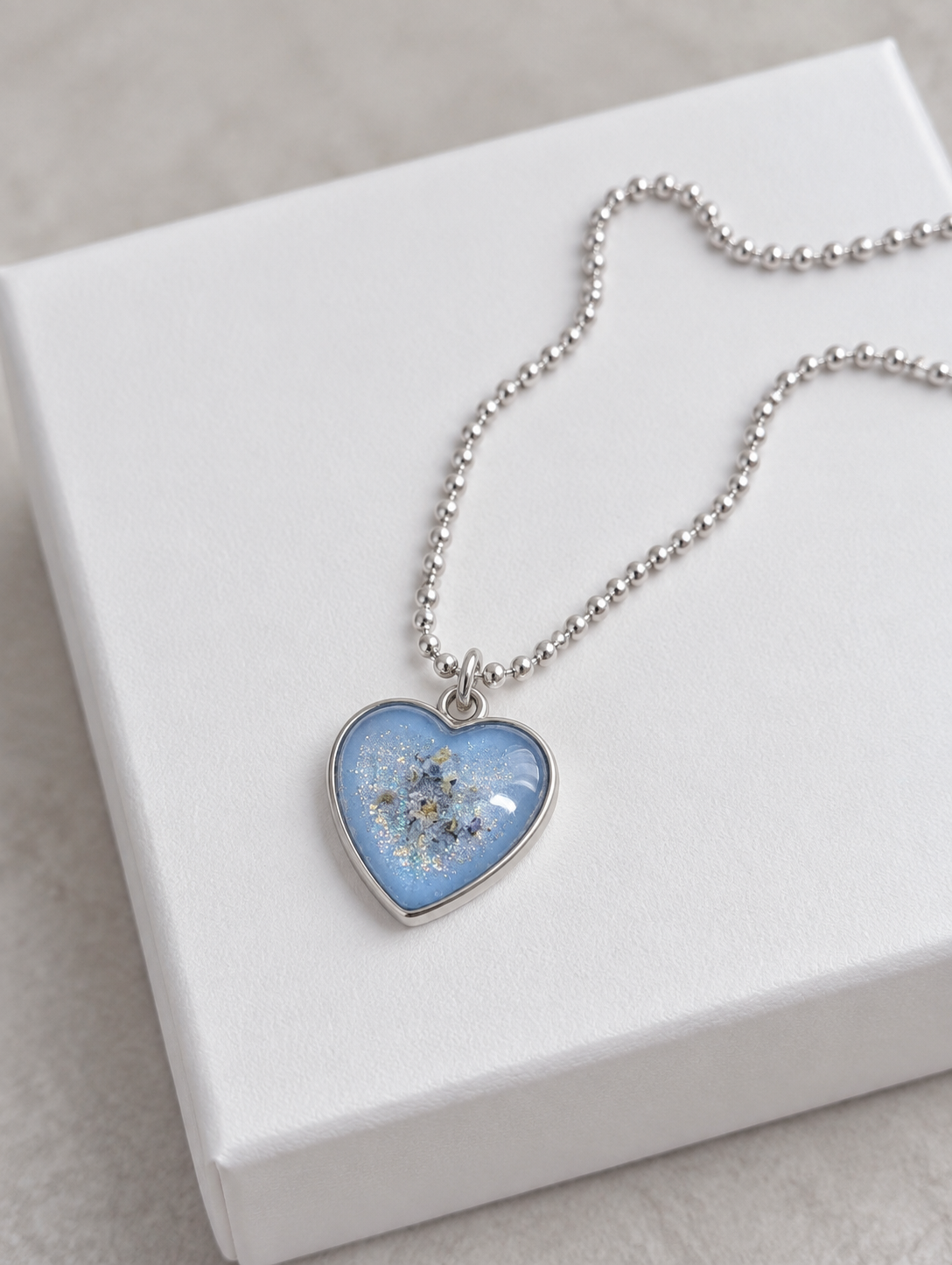 Ashes Heart Pendant Necklace