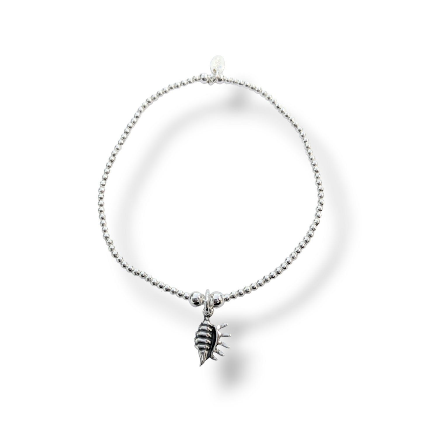Bracelet en coquille de conque à mini perles
