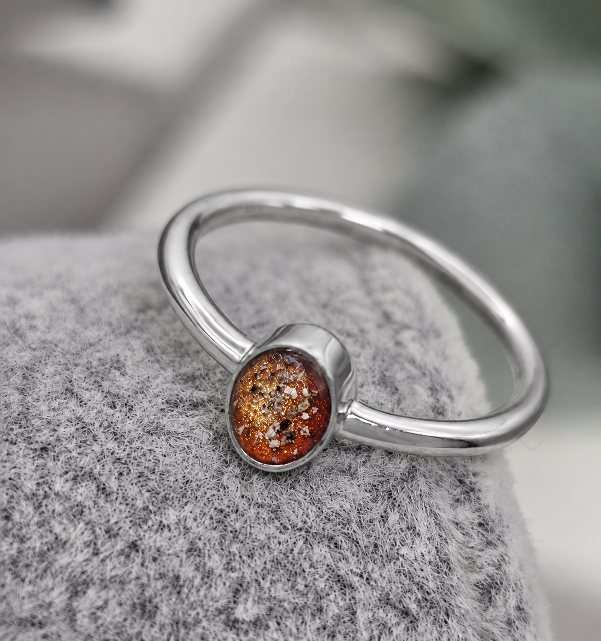 Bague ronde Cendres
