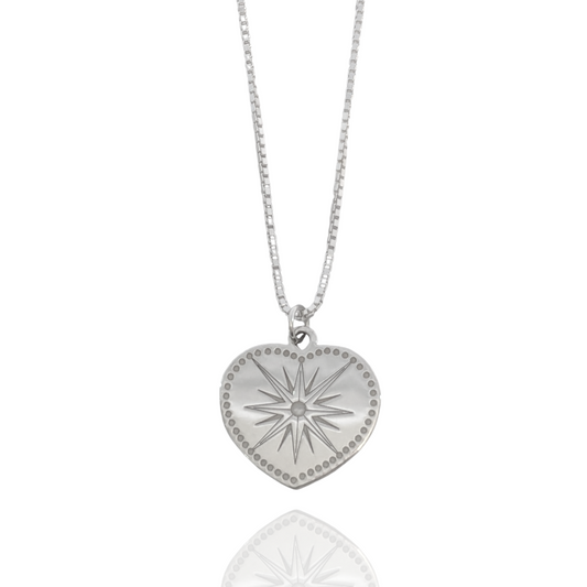 Silver Starburst Necklace