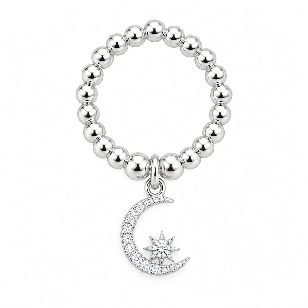 Starry Moon Ring
