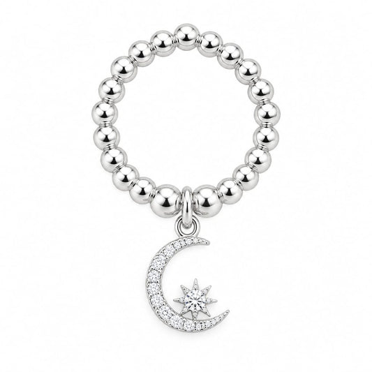 Starry Moon Ring