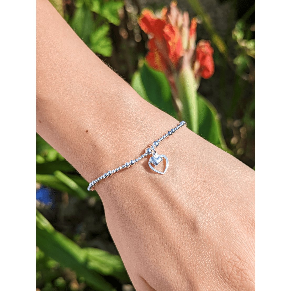 Alicia Double Heart Bracelet