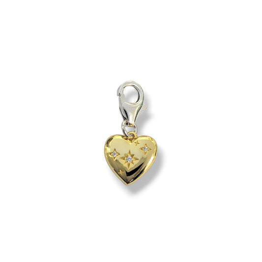 Aurelia Heart Charm