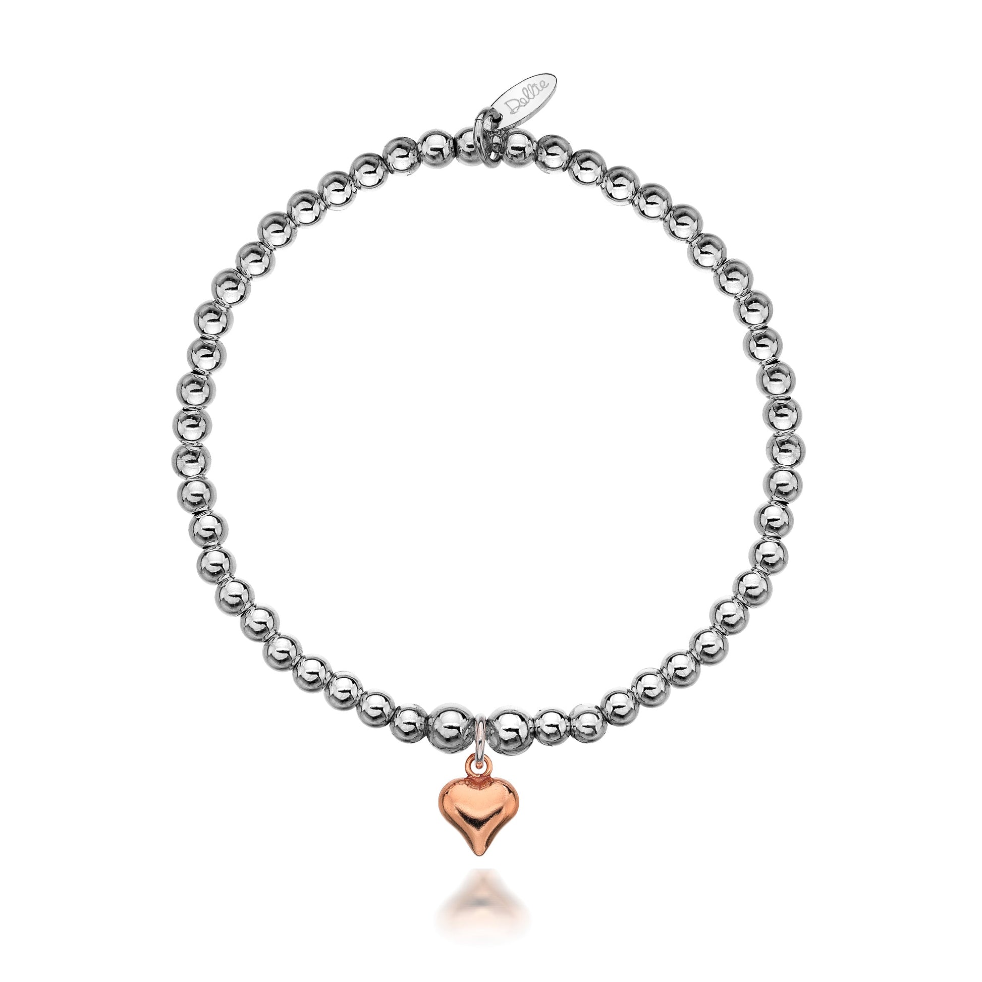 Gigi Rose Heart Bracelet