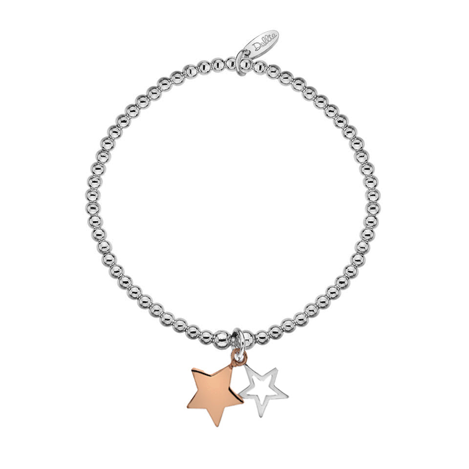 Bracelet étoile brillante rose - (IN0011)
