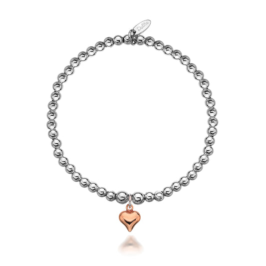 Gigi Rose Heart Bracelet - (IN0020)