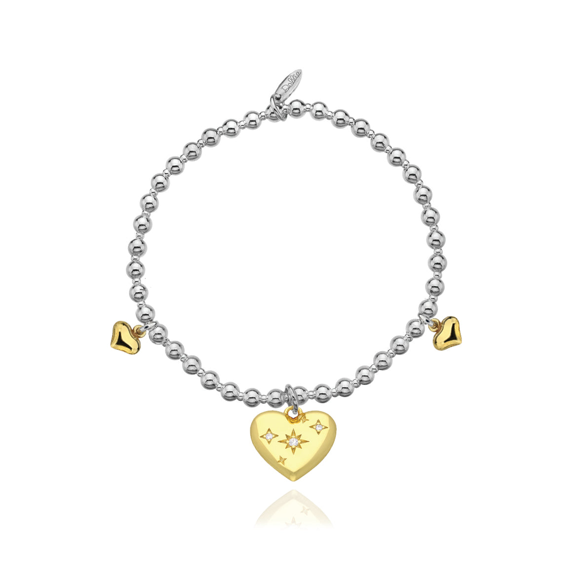 Aurelia Golden Triple Heart Bracelet