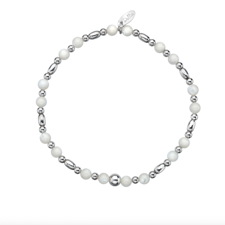 Mother of Pearl Stacking Bracelet - (IN0075)