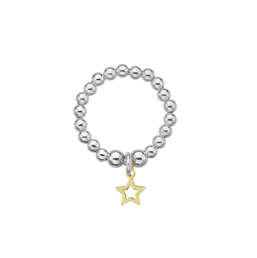 Mini Golden Star Ring