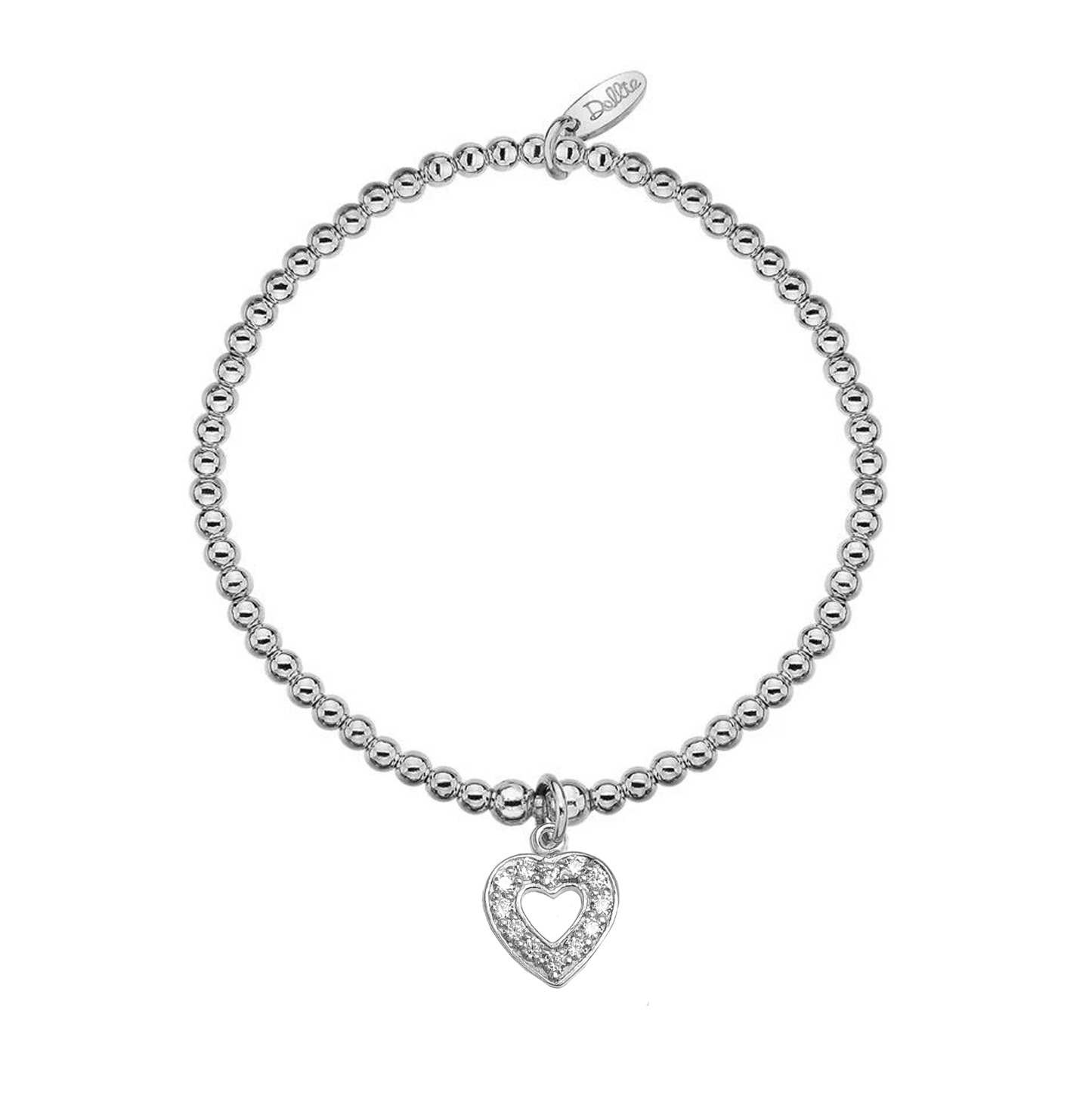 Open Heart Sparkle Bracelet