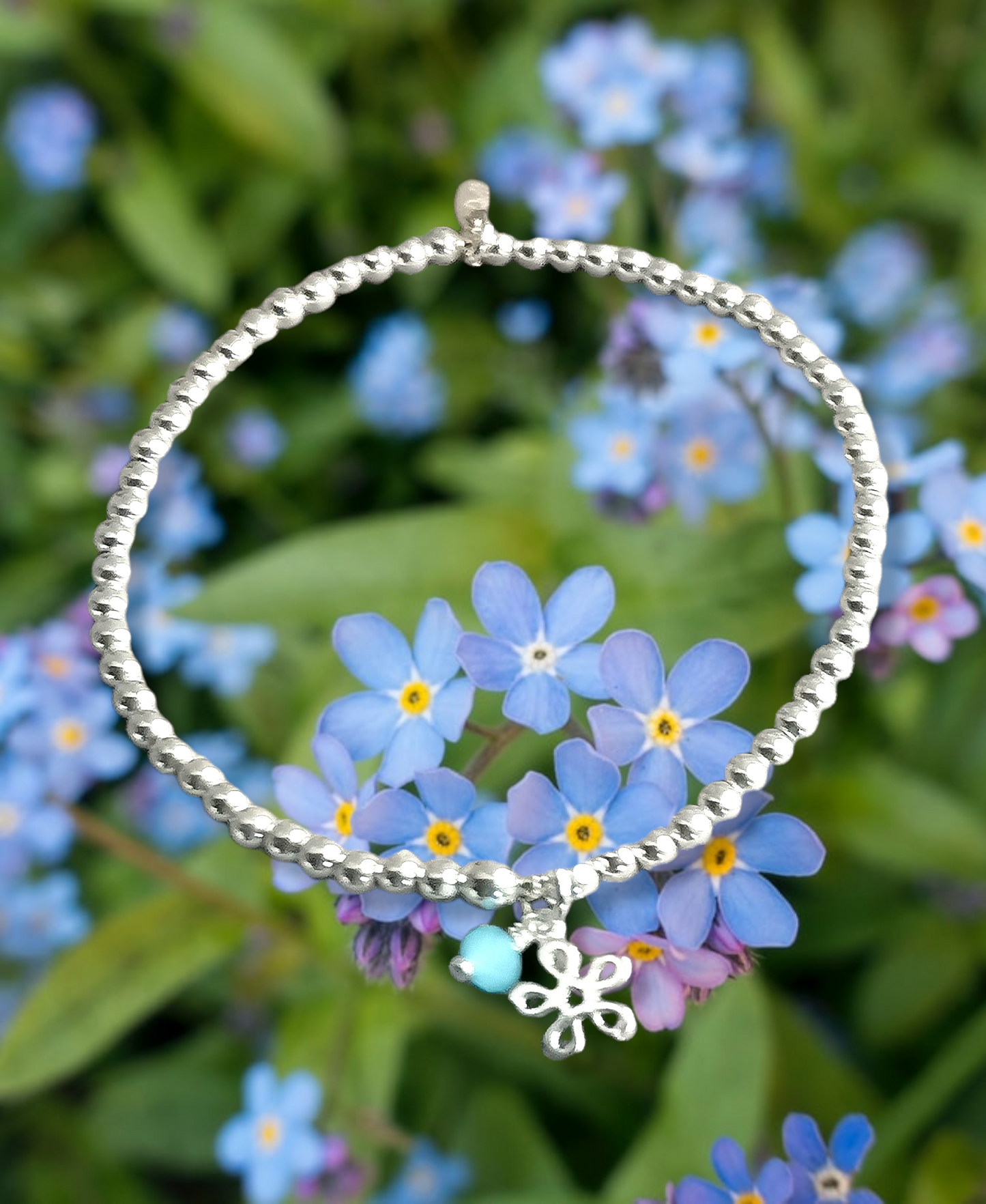 Forget-me-not Flower Bracelet