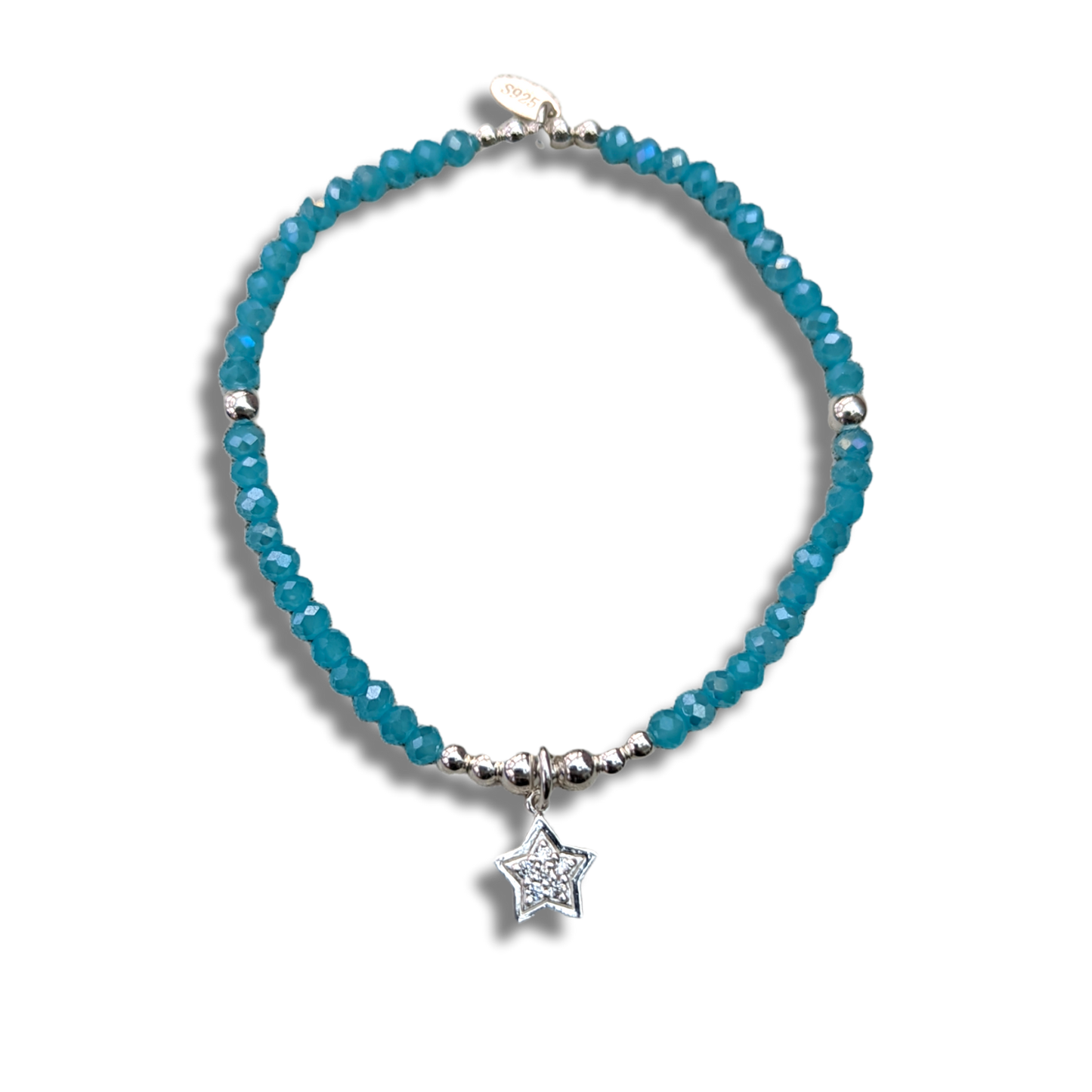 Blue Crystal Shimmer Bracelet